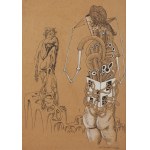 Jerzy Skarżyński (1924 Kraków - 2004 Kraków), Dialog surrealistyczny, 1950