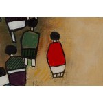 Witold Kaczanowski {Witold-K (1932 Warsaw - 2025 ), Sketch for exhibition poster, 1966