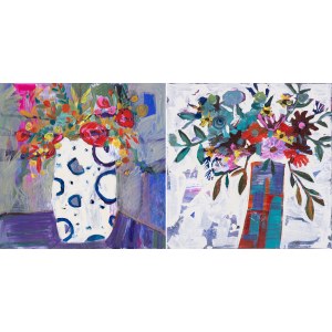 Hanna Pushkarova, Zátišie (diptych), 2025