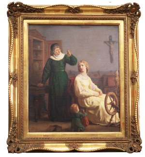 Wojciech Gerson (1831 Warszawa - 1901 tamże), W świetlicy, 1871 r.
