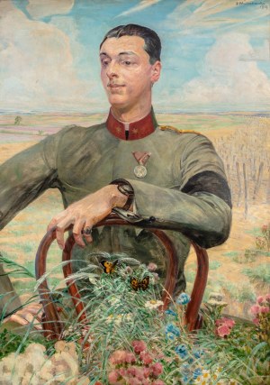 Jacek Malczewski (1854 Radom - 1929 Kraków), Portret Antoniego Goetz-Okocimskiego, 1917
