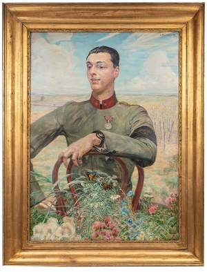 Jacek Malczewski (1854 Radom - 1929 Kraków), Portret Antoniego Goetz-Okocimskiego, 1917