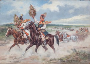 Tadeusz Rybkowski (1848 Kielce - 1926 Lwów), Krakowskie wesele, 1909 r.