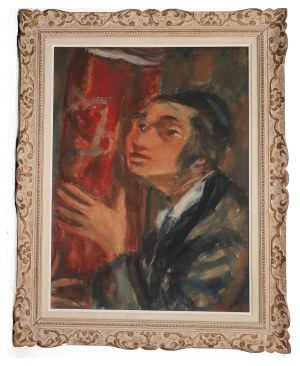 Zygmunt Menkes (1896 Lwów - 1986 Riverdale), Młodzieniec z Torą, przed 1939 r.