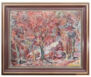 Maurycy Mędrzycki (1890 Łódź - 1951 Paul de Vance), Jesień w Saint Paul de Vence