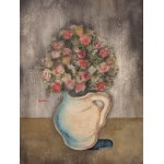 Jankiel Adler (1895 Tuszyn k. Łodzi - 1949 Aldbourne/Anglia), Bukiet w wazonie