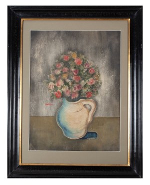 Jankiel Adler (1895 Tuszyn k. Łodzi - 1949 Aldbourne/Anglia), Bukiet w wazonie