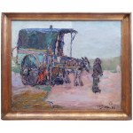 Włodzimierz Terlikowski (1873 Poraj - 1951 Paříž), U vozu, 1913.
