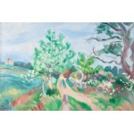 Wacław Zawadowski (1891 Skobiełka/Wołyń - 1982 Aix-en-Provence), Pejzaż z Prowansji