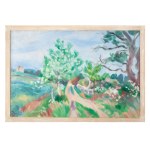 Wacław Zawadowski (1891 Skobiełka/Wołyń - 1982 Aix-en-Provence), Pejzaż z Prowansji