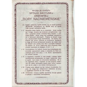 Rhineland Forest, stock for 1,000 marks in 1921.