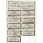 Rhineland Forest, stock for 1,000 marks in 1921.