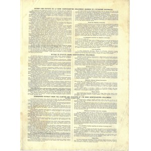 Bank Gospodarstwa Krajowego, obligation communale for 1,000 francs of 1930 a 100 zlotys, 19(28