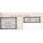 Bank Gospodarstwa Krajowego, obligation communale for 1,000 francs of 1930 a 100 zlotys, 19(28