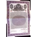 Republic of Poland, $500/102 pound 14s11d bond dated 1936. - example