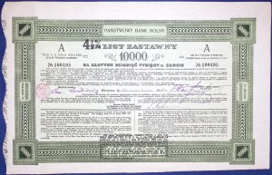 Staatliche Landwirtschaftsbank, 7 %/4,5 % Pfandbrief über 10.000 PLN vom 19(30)-19.