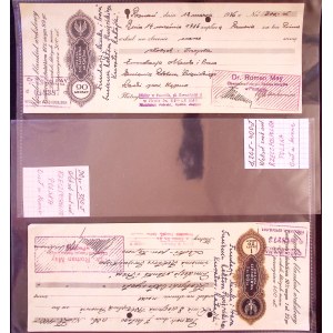 Bill of exchange 16 2 bills of exchange Poznan 1936, for 300 zloty and 400, payable at Roman May Sp. Akcyjna