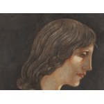 Eugeniusz Zak (1884 Mohylno, Bielorussia - 1926 Parigi), Profilo di giovane uomo (Studio di testa)