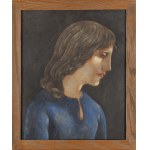 Eugeniusz Zak (1884 Mohylno, Bielorussia - 1926 Parigi), Profilo di giovane uomo (Studio di testa)