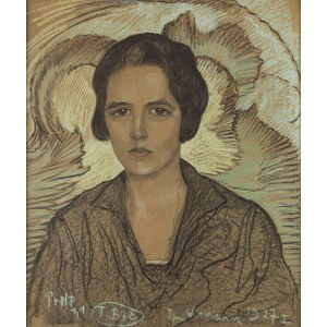 Stanisław Ignacy Witkiewicz Witkacy (1885 Warszawa - 1939 Jeziory na Polesiu), Portret kobiety, 1927