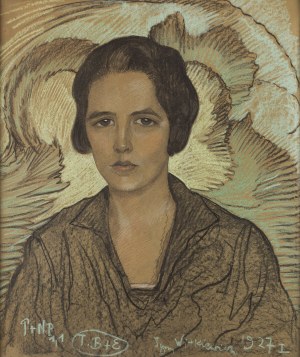 Stanisław Ignacy Witkiewicz Witkacy (1885 Warszawa - 1939 Jeziory na Polesiu), Portret kobiety, 1927