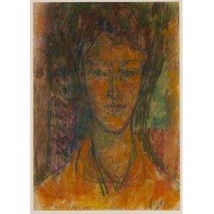 Zygmunt Landau (1898 Łódź - 1962 Tel Aviv), Portret kobiety, 1960