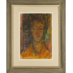 Zygmunt Landau (1898 Łódź - 1962 Tel Aviv), Portret kobiety, 1960