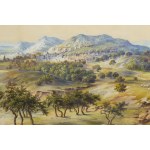 Soter Jaxa Malachowski (1867 Wolanów u Oděsy - 1952 Krakov), Panorama historické Palestiny, 1934