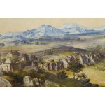 Soter Jaxa Malachowski (1867 Wolanów u Oděsy - 1952 Krakov), Panorama historické Palestiny, 1934
