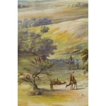 Soter Jaxa Malachowski (1867 Wolanów u Oděsy - 1952 Krakov), Panorama historické Palestiny, 1934