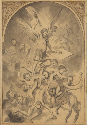 Antoni Kozakiewicz (1841 Kraków - 1929 Kraków), Alegoria malarstwa, 1867