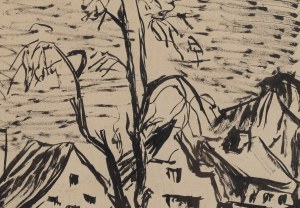 Maria Hiszpańska-Neumann (1917 Warszawa - 1980 Warszawa), Pejzaż z Nowej Rudy, 1946