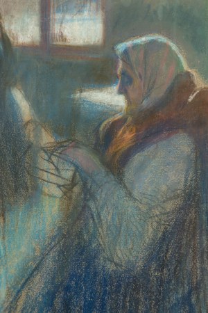 Artur Markowicz (1872 Kraków - 1934 Kraków), Siedzące staruszki