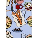 Ewa Konstantynowicz-Goss (née en 1983 à Kielce), Table avec homard et asperges, 2025
