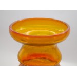 Stefan Sadowski, Stefan Sadowski, "Butla" vase, sodium glass, Poland, Sudety Economic Glassworks, 1970s.