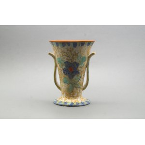 Wazon ceramiczny z uchwytami, Villeroy & Boch, Echt Mettlach, sygn. 4025 Aposa