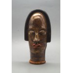 Alina Grosset-Baran, Alina Grosset-Baran, Wall sculpture, head, art ceramics