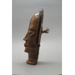 Alina Grosset-Baran, Alina Grosset-Baran, Wall sculpture, head, art ceramics