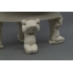 Michael Powolny, Tafelaufsatz „Vier Putti”, ok. 1910-1913, Vereinigte Wiener und Gmundner Keramik