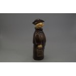 Figural decanter Lighthouse Keeper with set of 6 glasses, England, 2nd half of 20th century.