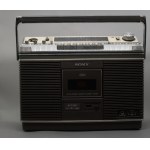 Sony CF-580, portable stereo cassette recorder, 1970s/80s.