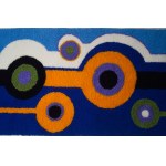 Decorative kilim, Progal Lodz, Poland (PRL), 1970s-80s.