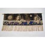 Hanna Koralewicz-Wojcieszek, "Night" from the series "Legend of the Sea", Gdynia 1973, tapestry 140 × 48 cm