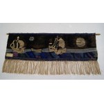 Hanna Koralewicz-Wojcieszek, "Night" from the series "Legend of the Sea", Gdynia 1973, tapestry 140 × 48 cm