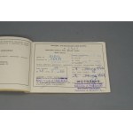 Warranty and service book, FSO Syrena, Poland, 1966.