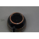 Tea set, stoneware, Czechoslovakia, serves 6, teapot, milk jug, sugar bowl, early 20th century
