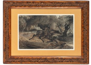 Artur Grottger (1837 Ottyniowice - 1867 Amélie-les- Bains), Ucieczka przed burzą