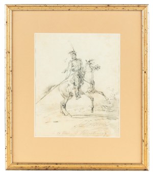 Aleksander Orłowski (1777 Warszawa-1832 Petersburg), Żołnierz na koniu