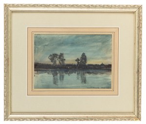 Józef Rapacki (1871 Warszawa - 1929 Olszanka k. Skierniewic), Nokturn, 1920 r.