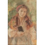 Teodor Axentowicz (1859 Braszów/Rumunia - 1938 Kraków), Dziewczyna z modlitewnikiem
